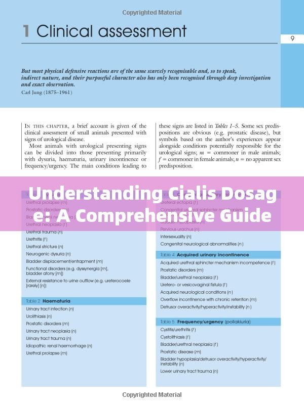 Understanding Cialis Dosage: A Comprehensive Guide