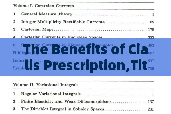 The Benefits of Cialis Prescription,Title: Cialis Prescription: A Guide