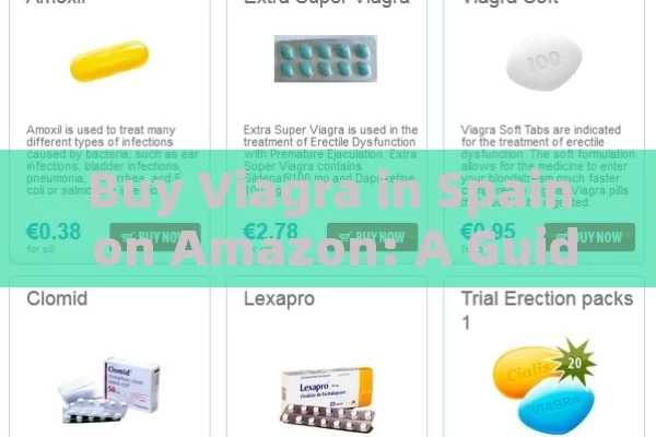 Buy Viagra in Spain on Amazon: A Guide