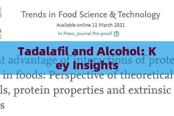 Tadalafil and Alcohol: Key Insights